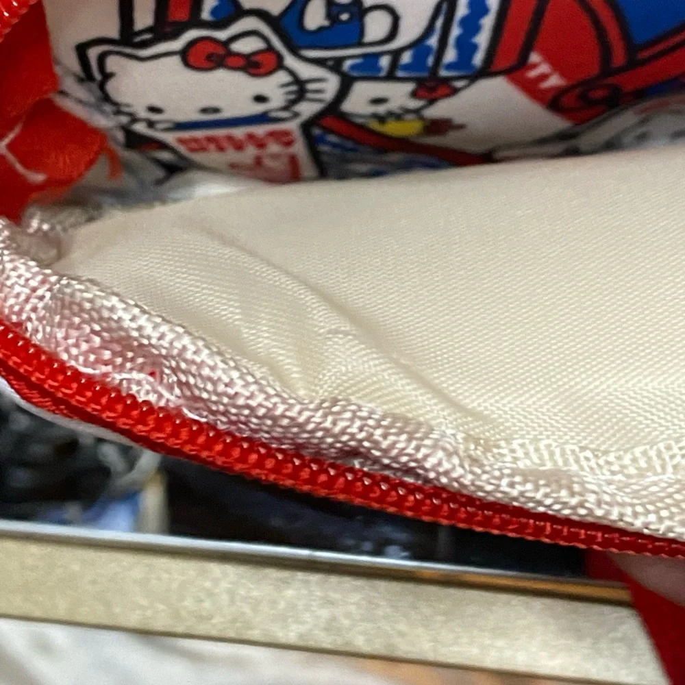 Hello Kitty Red and Blue Bag with Playful Design
